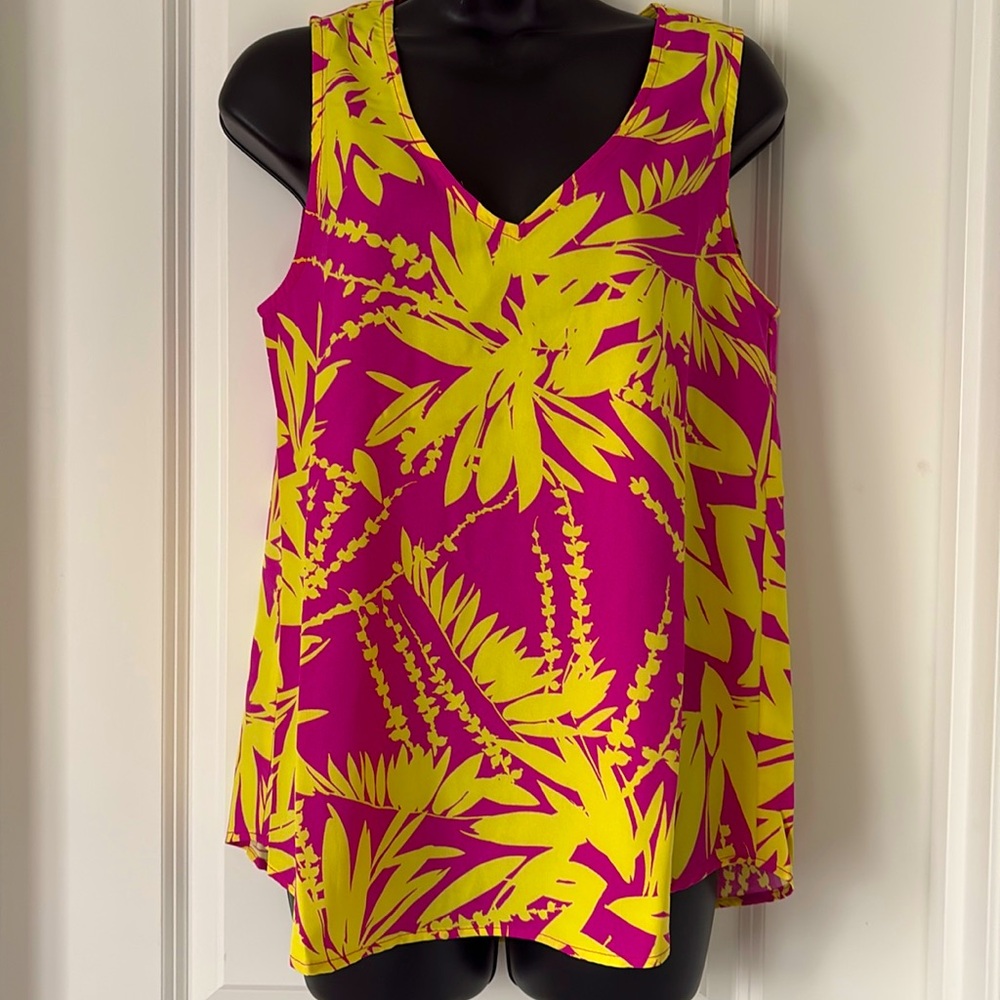 Floral print tank top